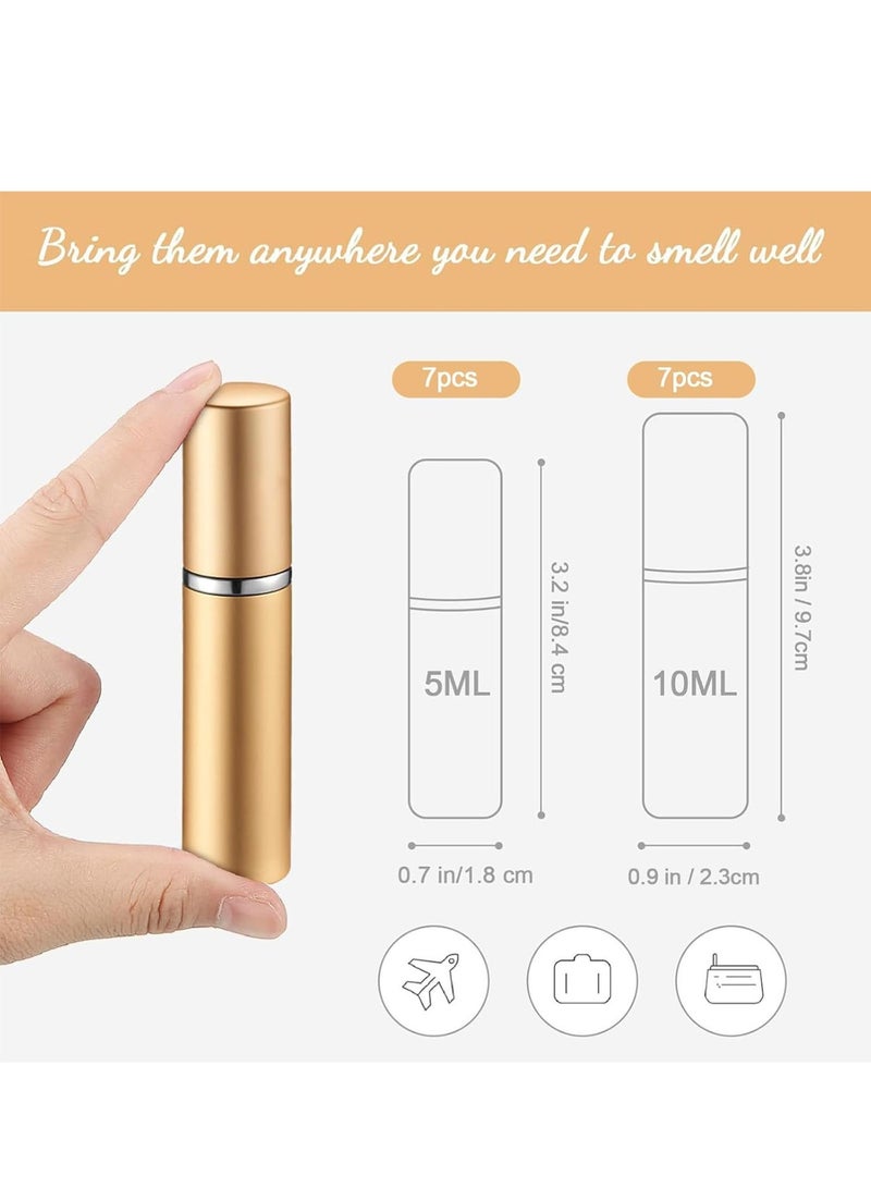 5-Piece Portable Refillable Mini Perfume Bottles Set 10ml - Image 2